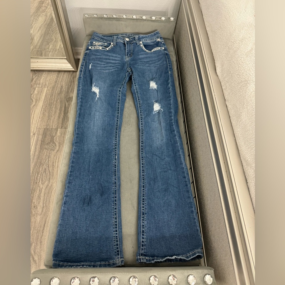Sexy couture boot cut jeans